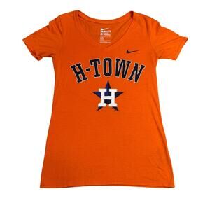Womens Nike Houston Astros H-Town Graphic Baseball T-shirt Size Small Tee